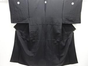 紋付羽二重男物着物アンサンブル